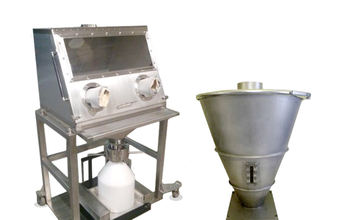 Solids metering systems and material hopper from Mahr